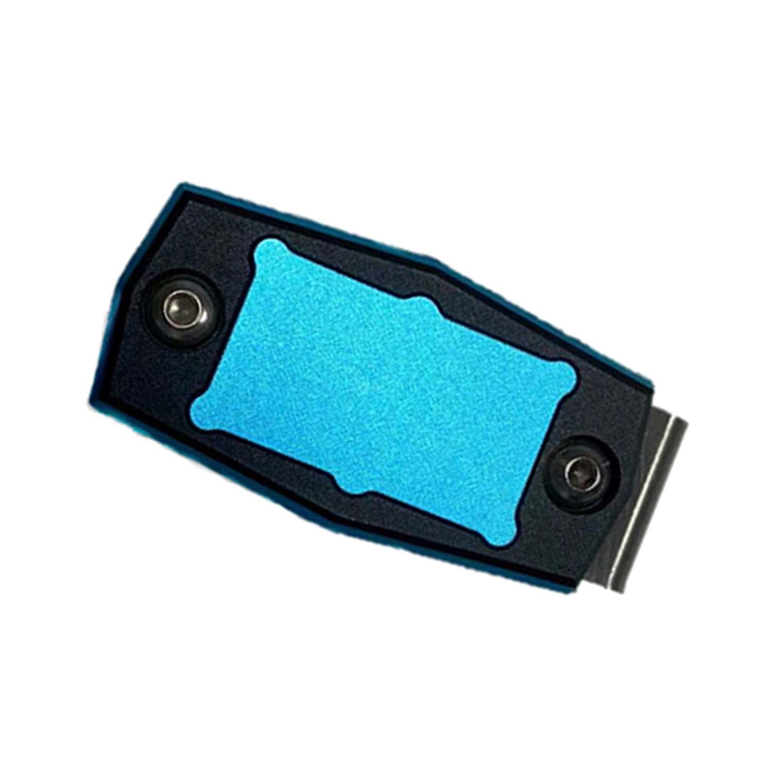 Magnetyczny klips do paska kredowy uchwyt na bilard etui na kredę praktyczne narzędzie czarne 62 x 30 x 15 mm