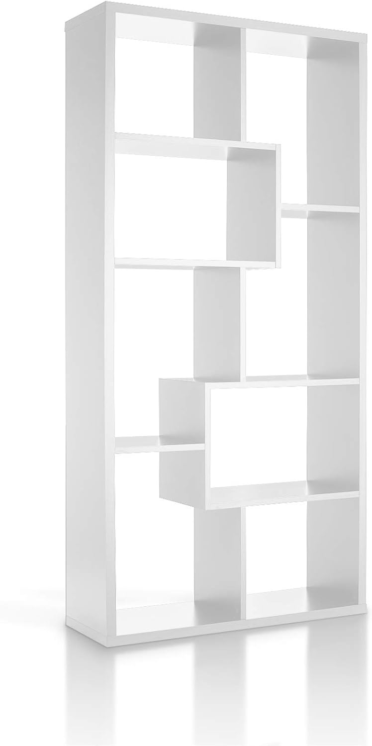 Juniper Bookshelf White Home & Kitchen