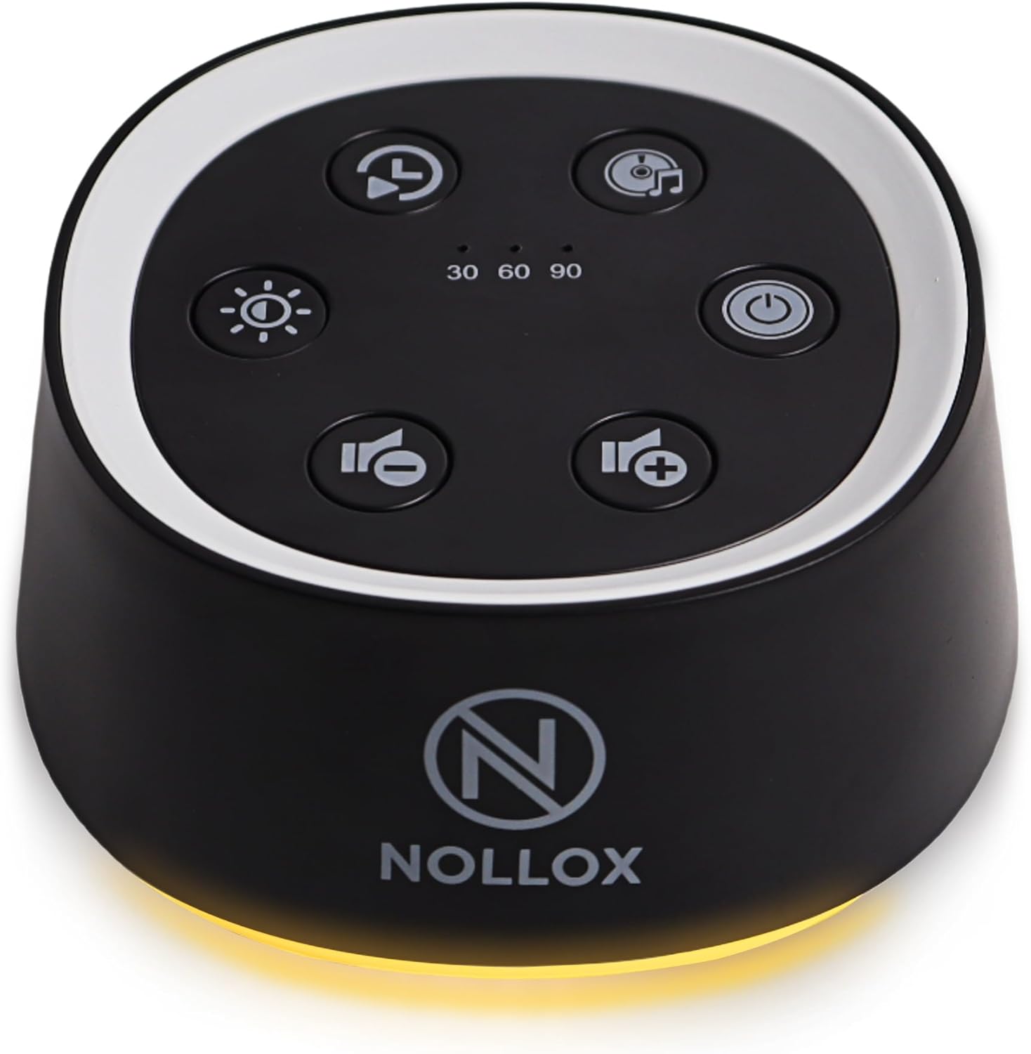 White Noise Machine for Baby, Kids & Adults – 24 Soothing Sounds, Cry Sensor, Night Light, Rechargeable via Type-C, Timer & Memory, Portable Sleep Sound Device