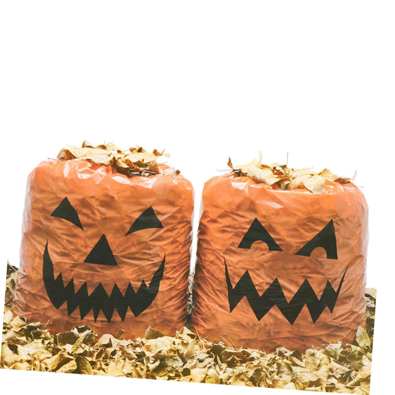 Supvox 3 Sätze Weihnachts Mülls Äcke Müllsäcke Halloween-rasendekoration Gartentasche Halloween-süßigkeitenschale Aus Türdekoration Blätter Mülltüten Kürbisse Sport Black 10 Stück * 3