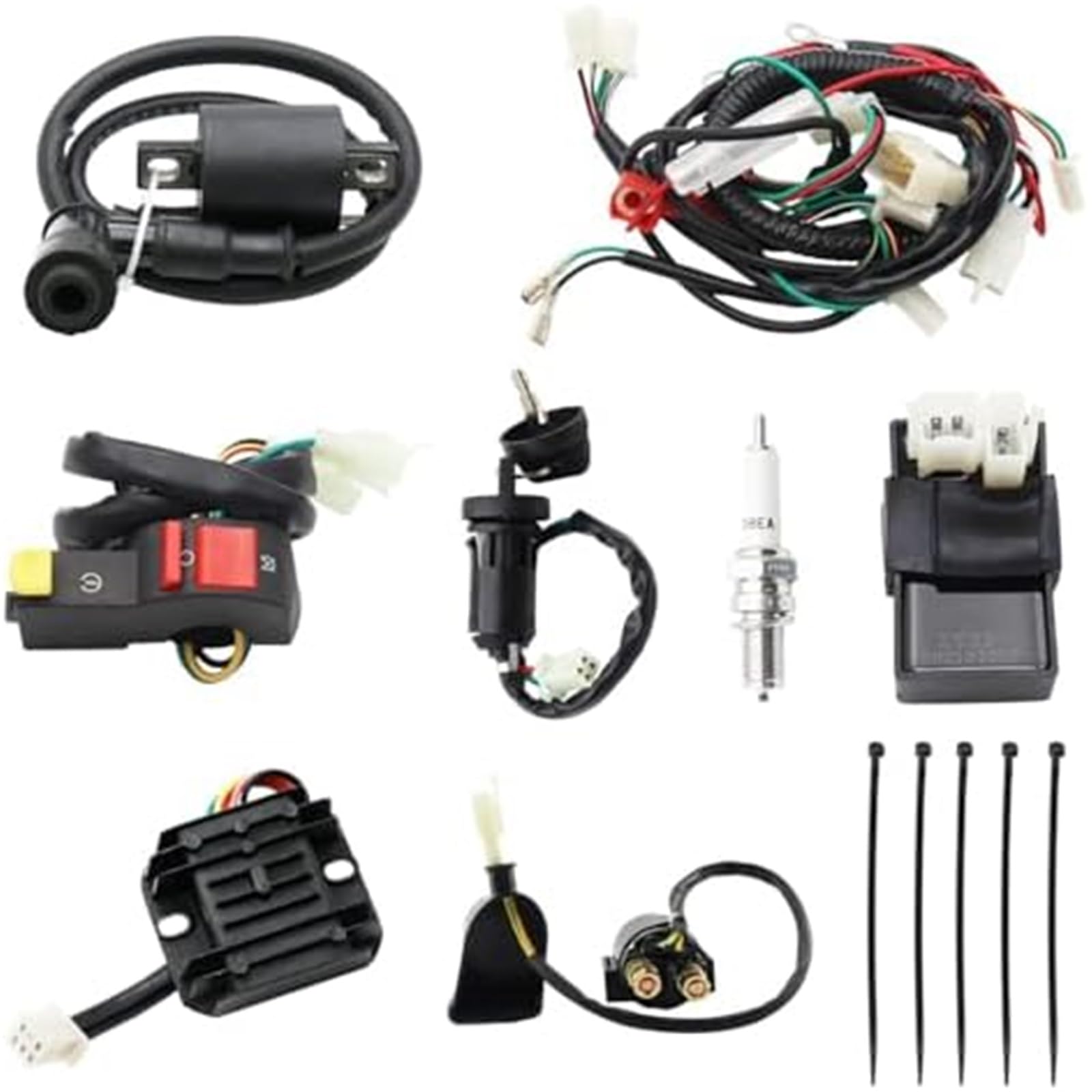 Arnés de cableado eléctrico completo D8EA, kits de bobina