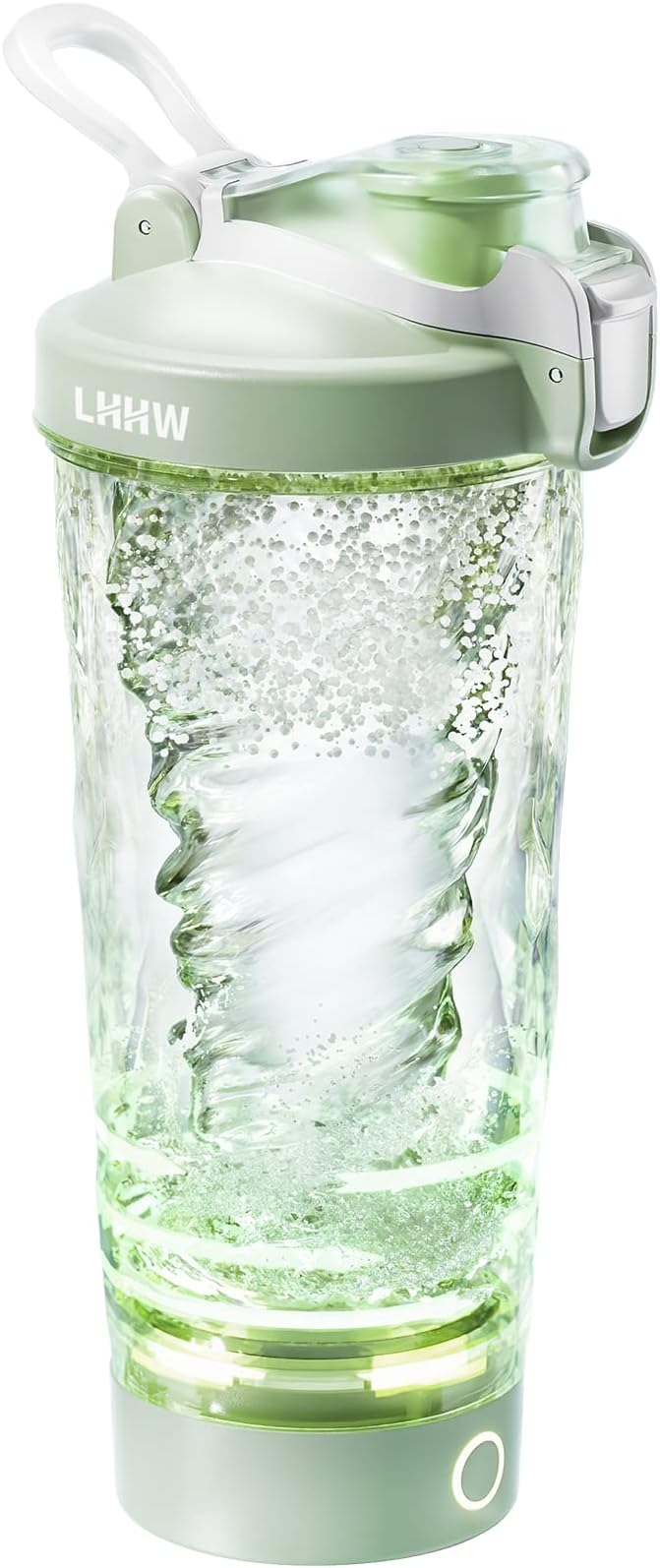 LHHW Electric Protein Shaker Bottle, 18 OZ Rechargeable BPA