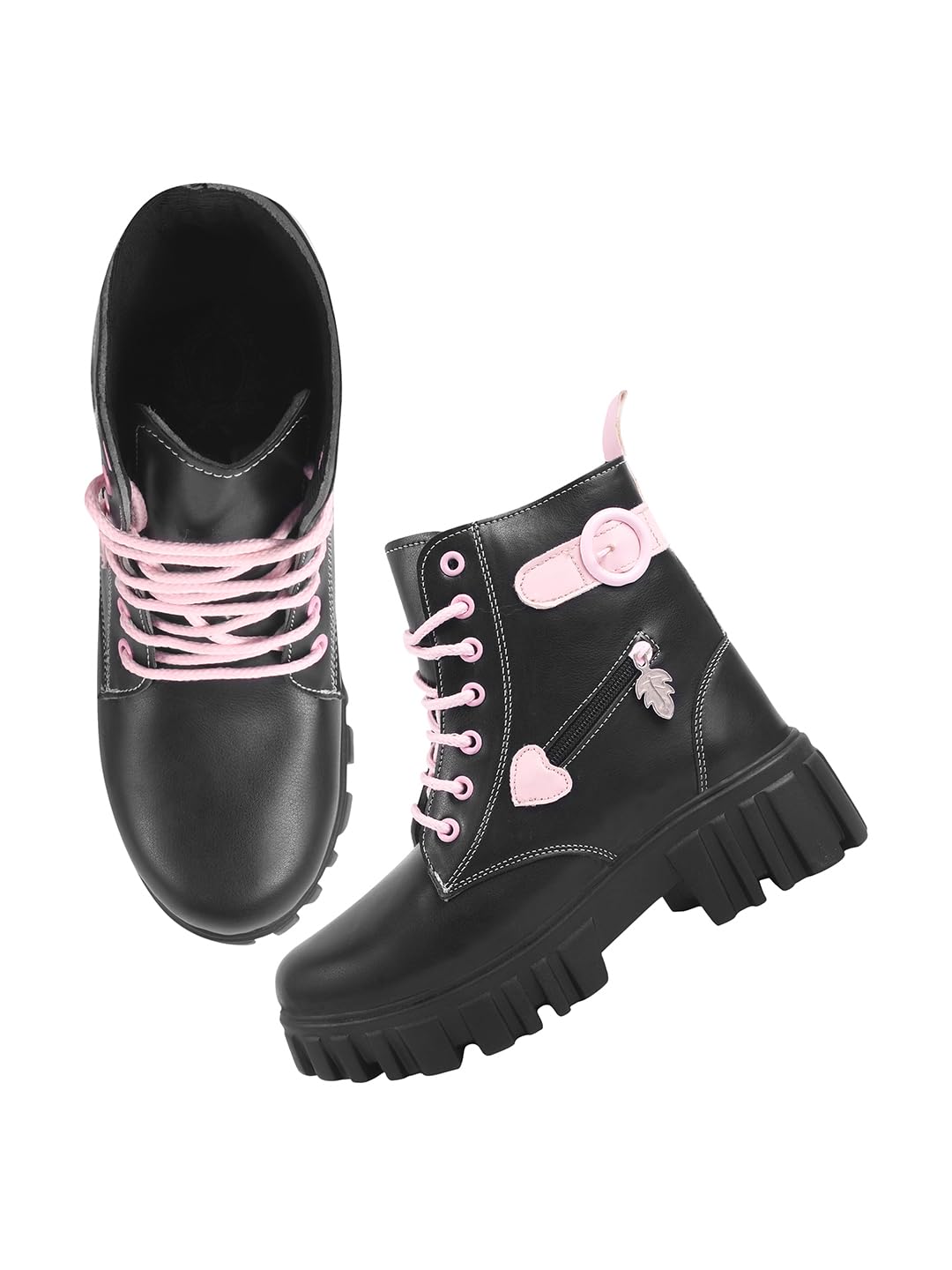 Women & Girls Lace-Up Boots