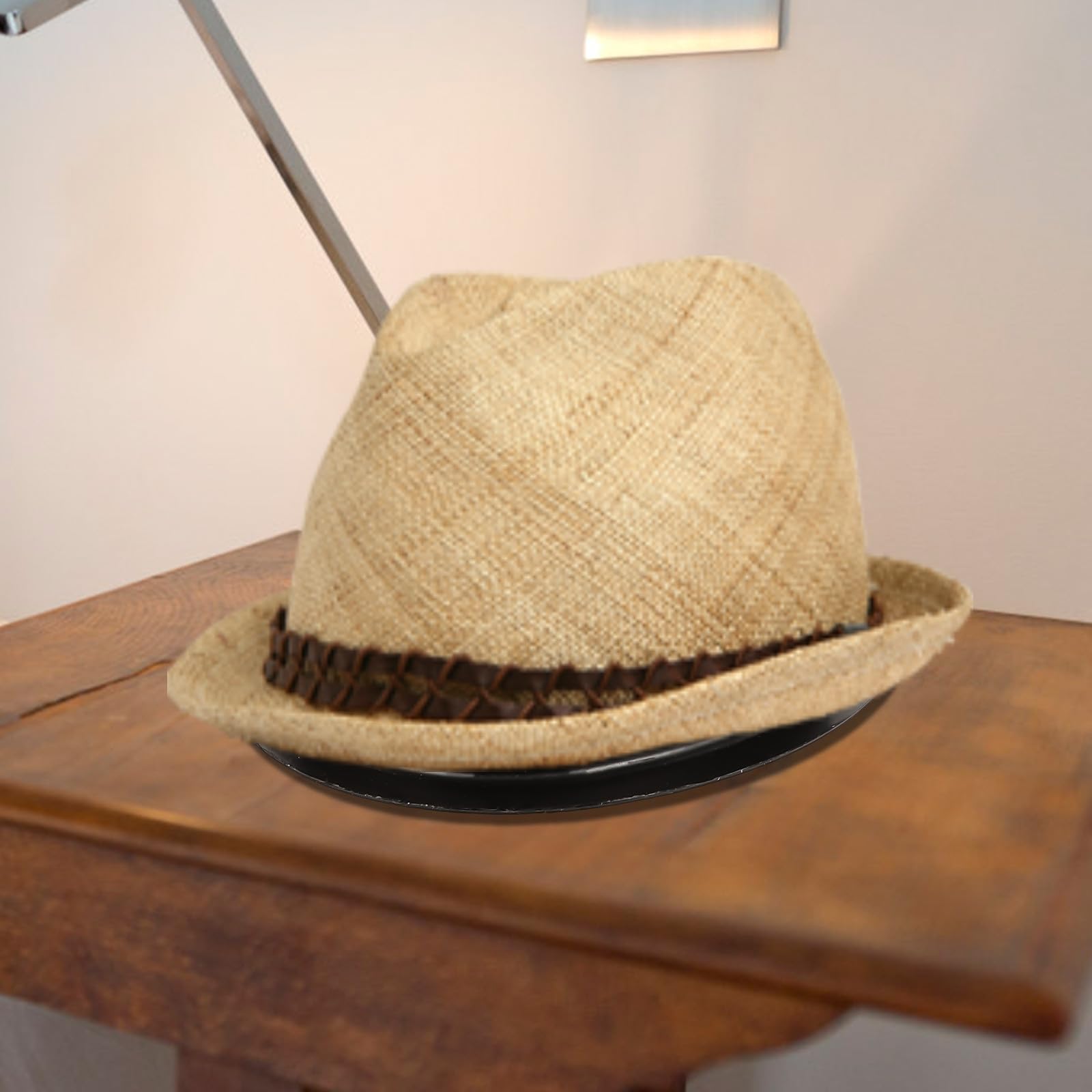 SUPVOX Porte-chapeaux en Pvc Rigide 10 Pièces, Support de Rangement pour Casquettes et Chapeaux Ronds, Taille 57 Cm, Compact et Léger, pour Maison, Chapellerie et Voyage