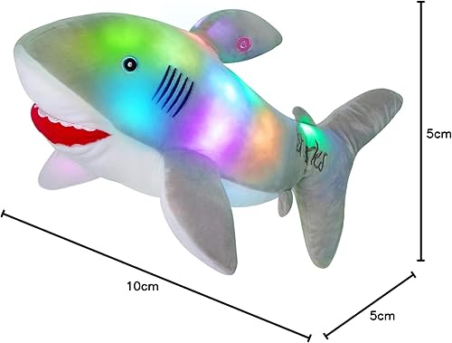 Vista 27 de BSTAOFY Peluche de pingüino iluminado que brilla alegre, adorable juguete de peluche LED flexible, regalo de luz nocturna para niños en cumpleaños