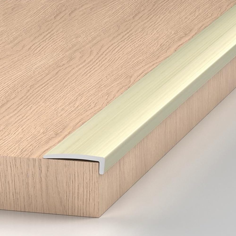 Antislip L-Shaped Stair Nose Molding, Anti-Slip Step Molding Strips, Stair Edge Protector for Corner Guard