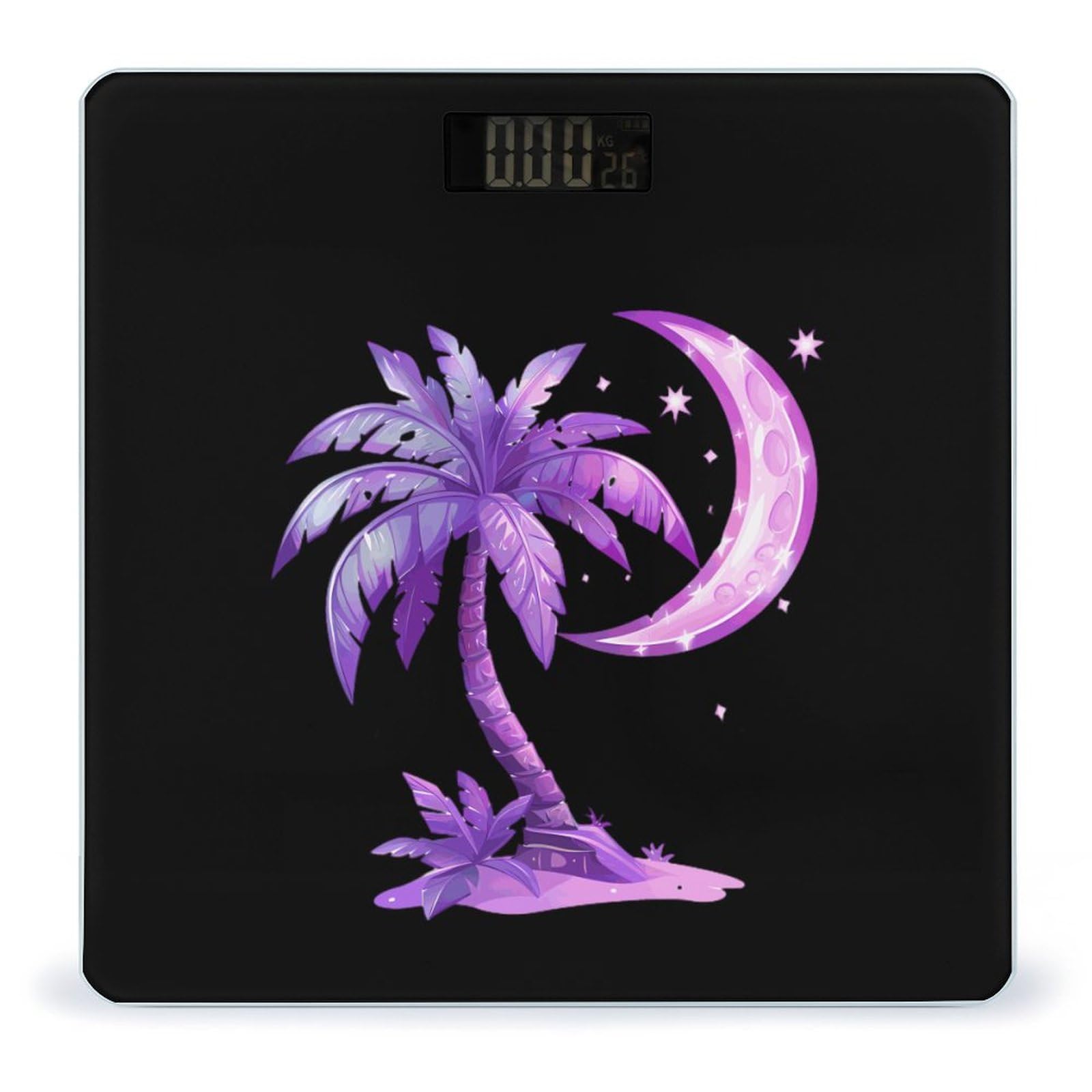 South Carolina State Flag Tree and Moon Scale for Body Weight Bathroom Digital Body Weight High Precision Scale for Home Office