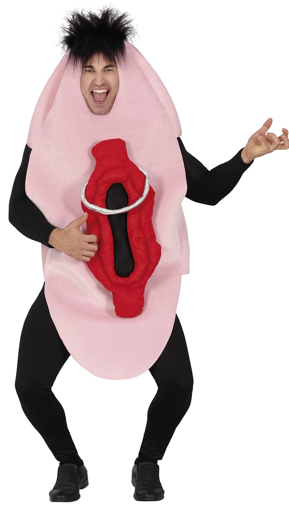 FIESTAS GUIRCA Naughty Lady Parts Mens Fancy Dress Costume - Funny Mens Costume - Bachelor Party Stag Do Fancy Dress Men Size L