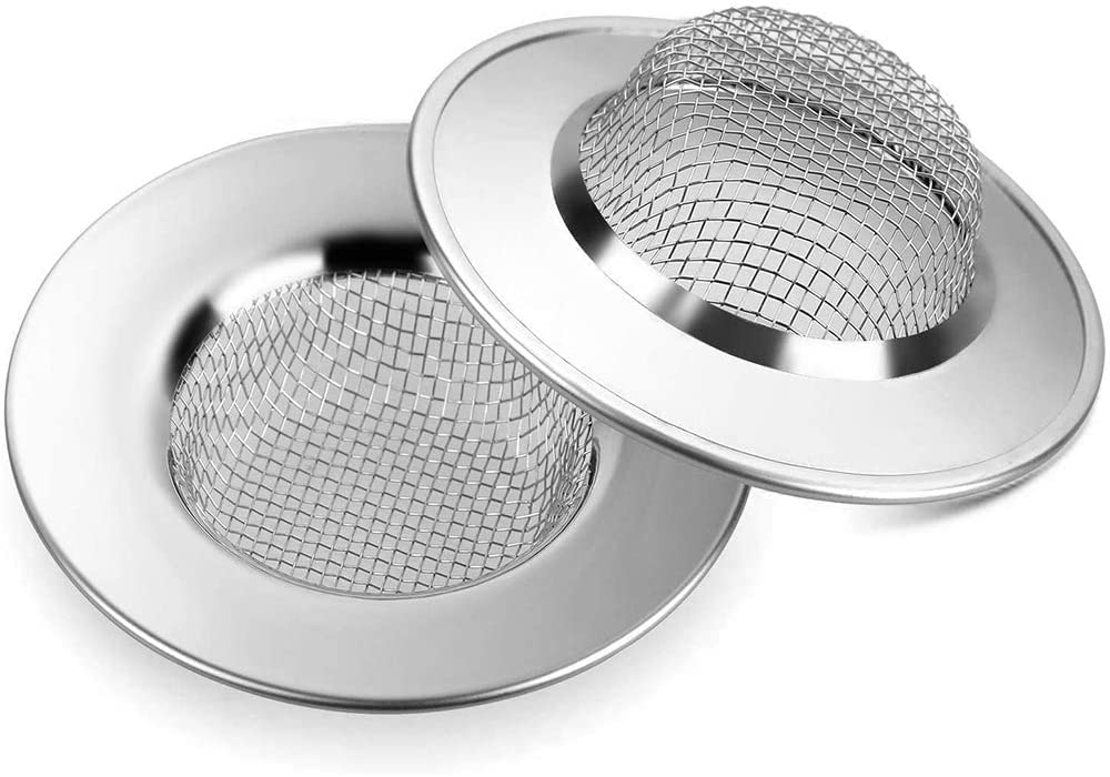 3 Filtri Per Lavello In Acciaio Inox, Colino Anti-Intasamento Per Cucina E Bagno, Diametro 5,2 Cm - 3