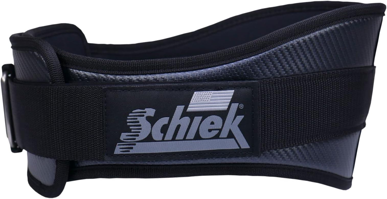 Sports Model 3006 Carbon Fiber Lifting Belt - Nylon Fiber Gym Belt with Marine Vinyl Back Support
