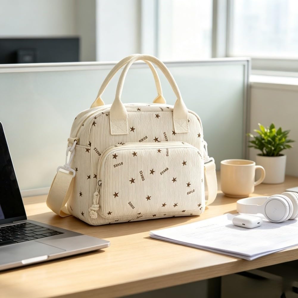 Fauhapyway Bolsa térmica grande de 9,5 L para el trabajo, la oficina o