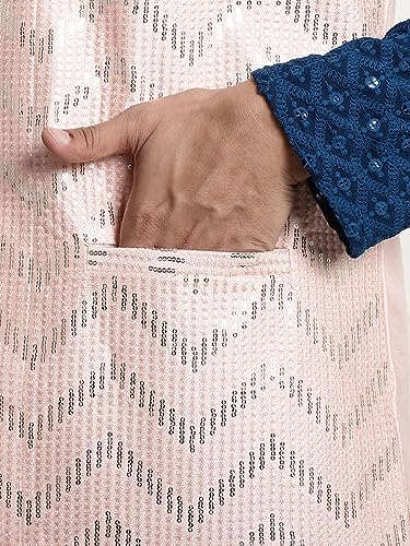 Image of SOJANYA (Since 1958 Men's Cotton Seqence Kurta & Pyjama with Nehrujacket