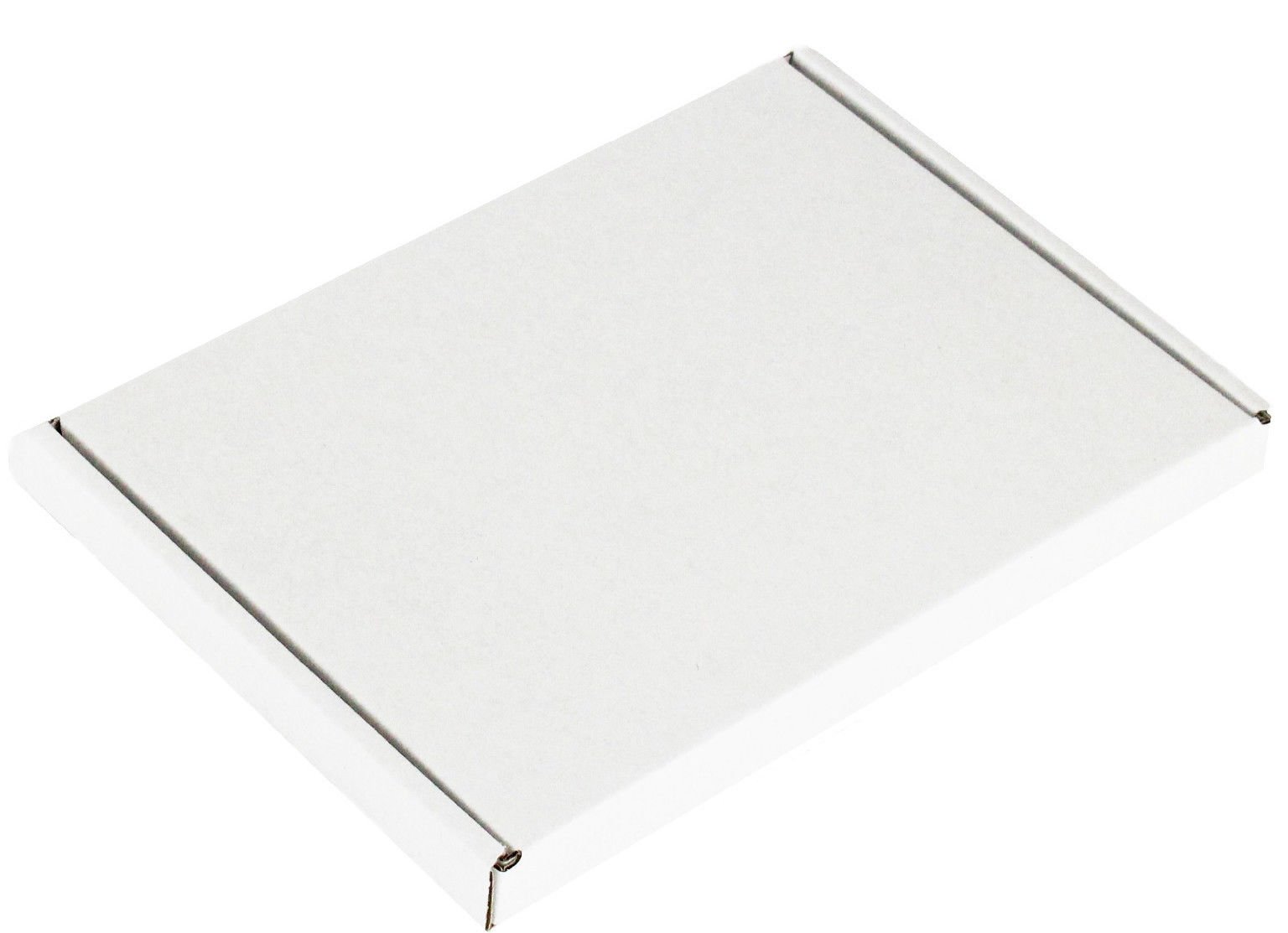 MEG4TEC 100 x DVD Large Letter Cardboard Shipping Mailing PIP Boxes White Colour 21cm x 14cm x 2cm