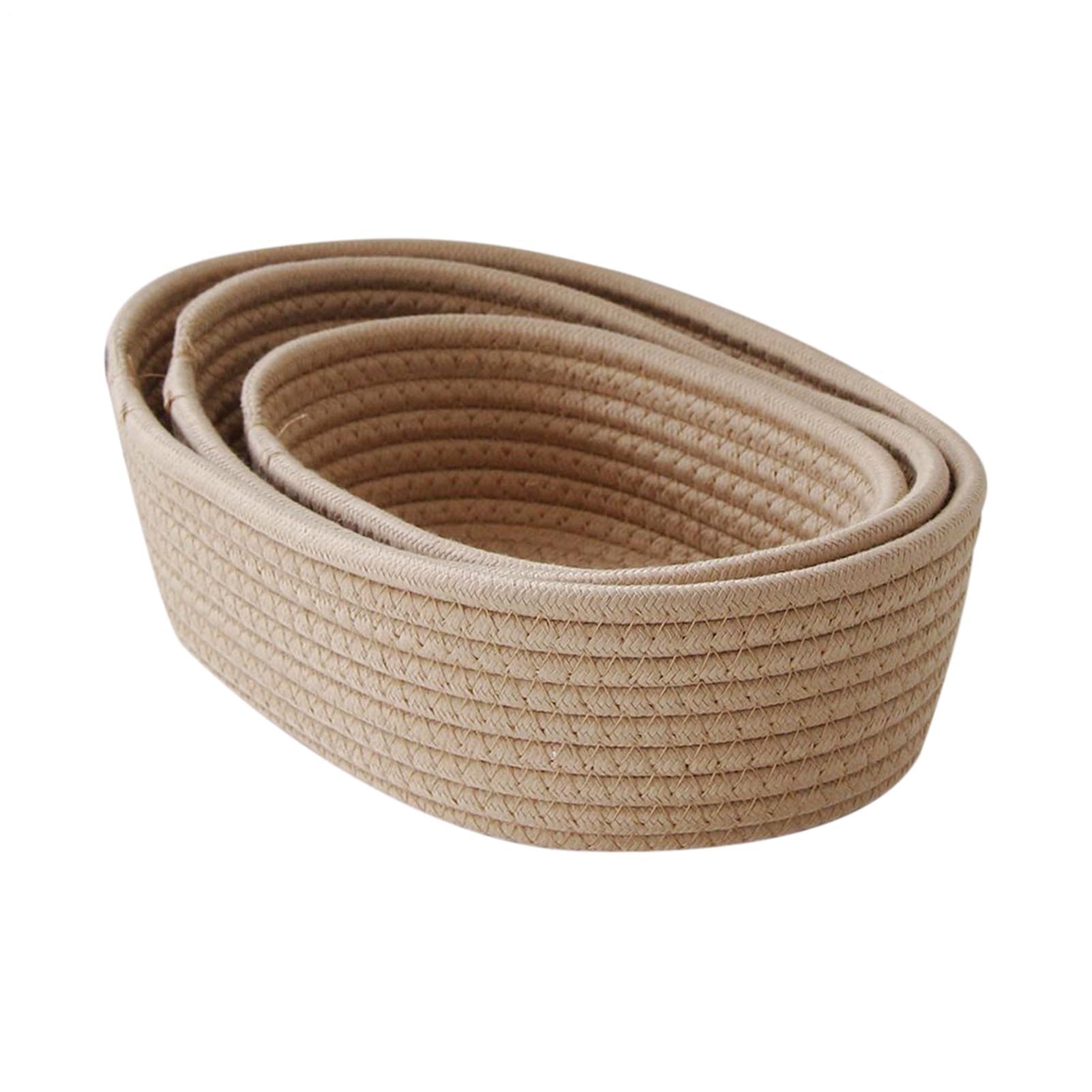 MRKU Folding Laundry Basket Household Storage Bakeware Organizer Rope-Cotton Foldable Bins Nursery for Boys Girls Diapers Toys Clothes Blankets Towels Dorm
