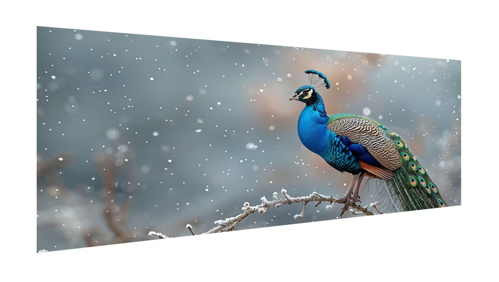 Sztuka diamentowa, zima, zestawy do malowania diamentami dla dorosłych, 5D Dimond Art Peacock Gem Arts and Crafts Paintings, DIY, kryształ górski, haft krzyżykowy, malowanie według numerów, dekoracja