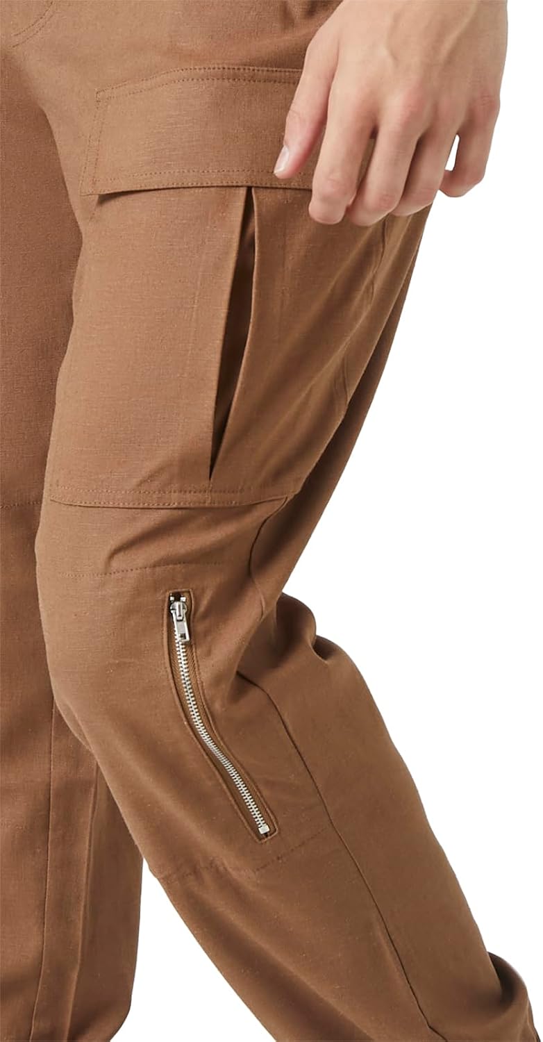 Forever 21 Mens Cargo Drawstring Joggers - Image 5