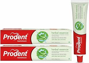 Prodent Aloe Vera & Mint Herbal Toothpaste 300g (150gm x 2) | For Gum Care, Long-Lasting Fresh Breath & Clean Teeth | Safe & Effective Oral Care