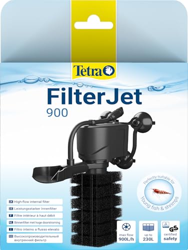 Tetra FilterJet 900 - leistungsstarker Aquarium Innenfilter mit Sauerstoffanreicherung, Aquarium Filter für Aquarien bis 230 L