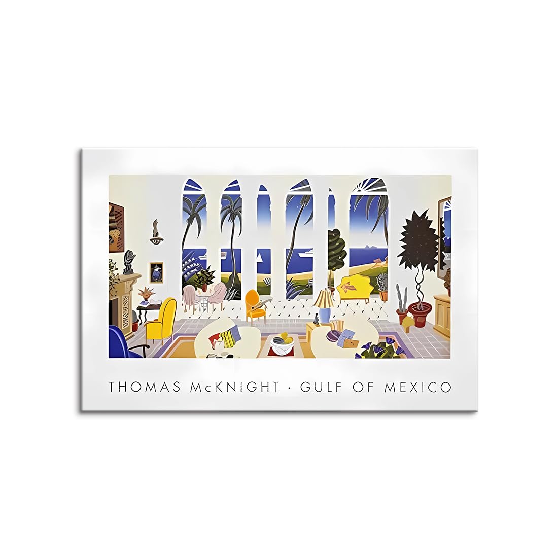 大型　トーマス・マクナイト GULF OF MEXICO アートポスター Amazon.co.jp: ワイドポスター額 □トーマス・マックナイト