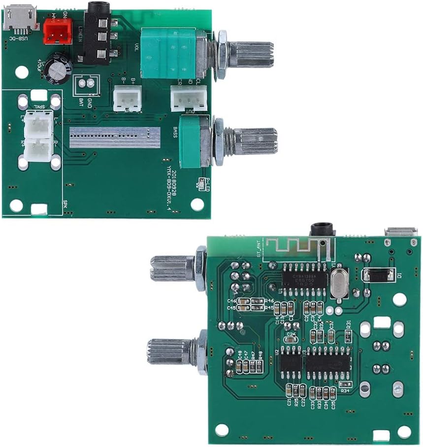 Bluetooth Digital Amplifier Board, 20W Bluetooth 5.0 5V 2.1 Channel Stereo Power Amplifier Board
