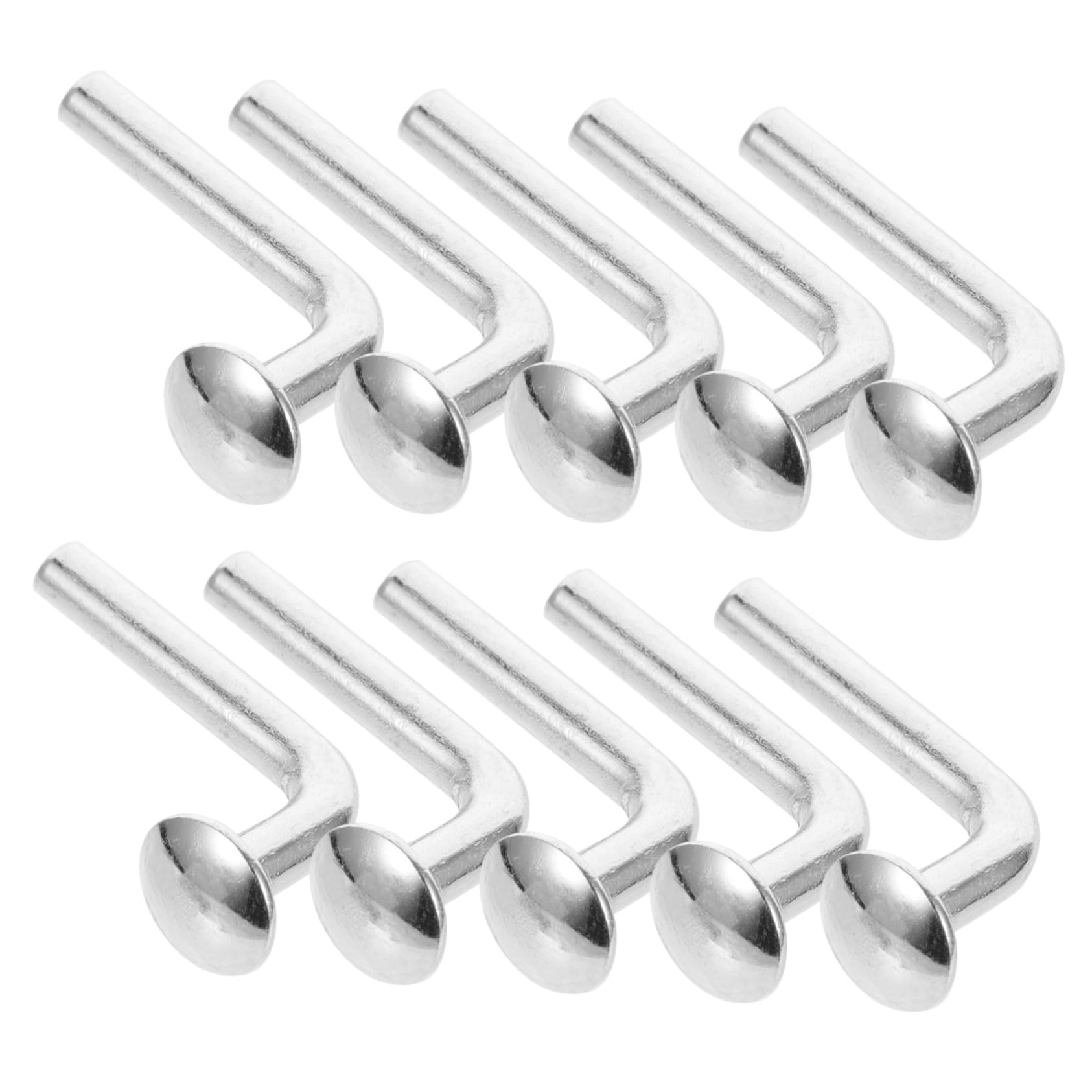 Palettenregal Fallbolzen 100 Stück aus Eisen, Silber, für Schwere Regale