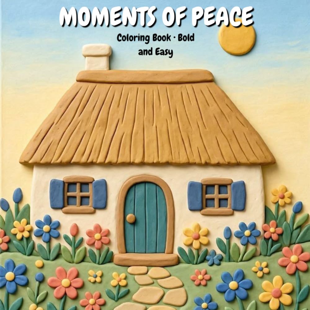 Moments of Peace: Christian Coloring Book • Bold and Easy