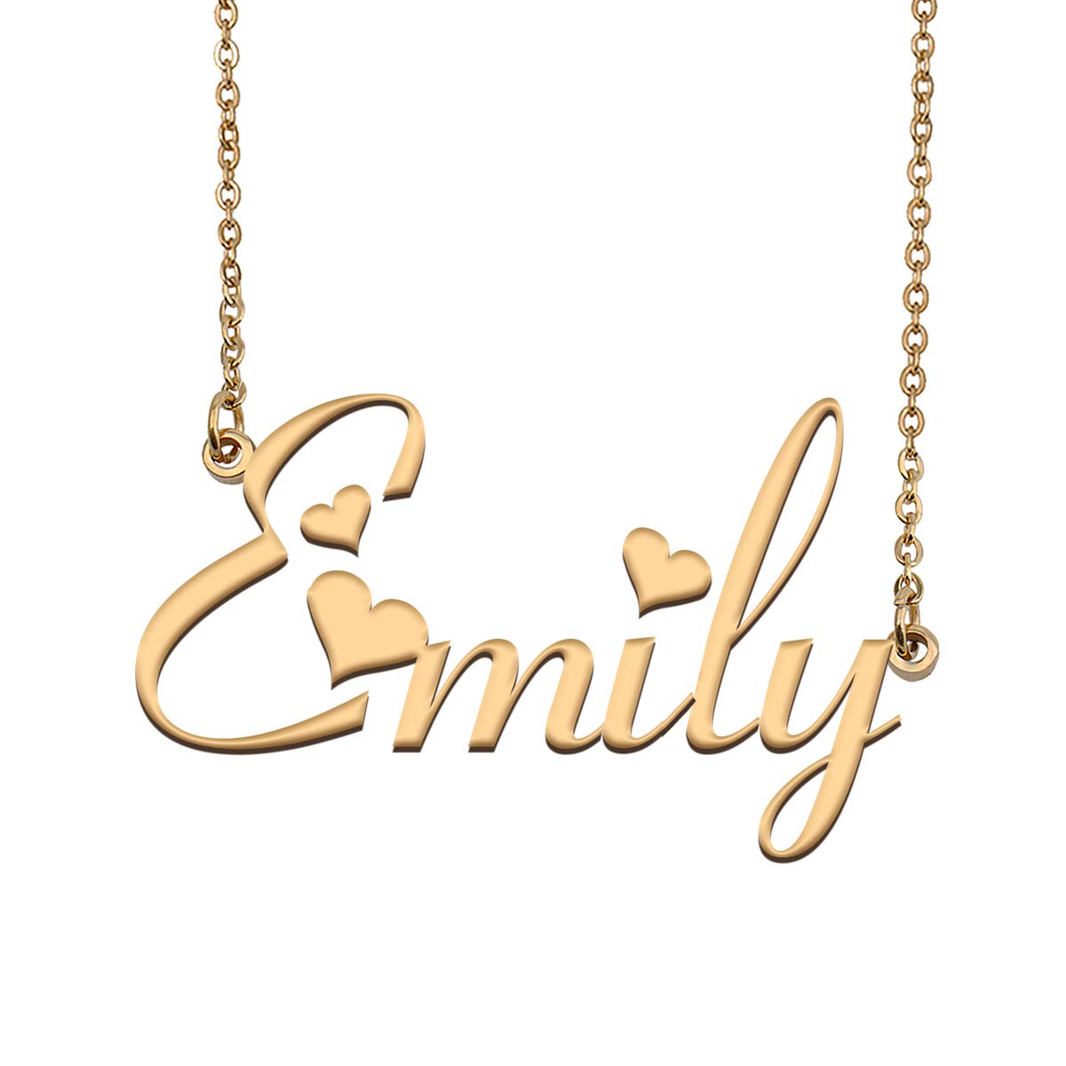 Aoloshow Personalized Name Necklace Bracelet Custom Made Any Names Stainless Steel Jewelry for Womens Moms