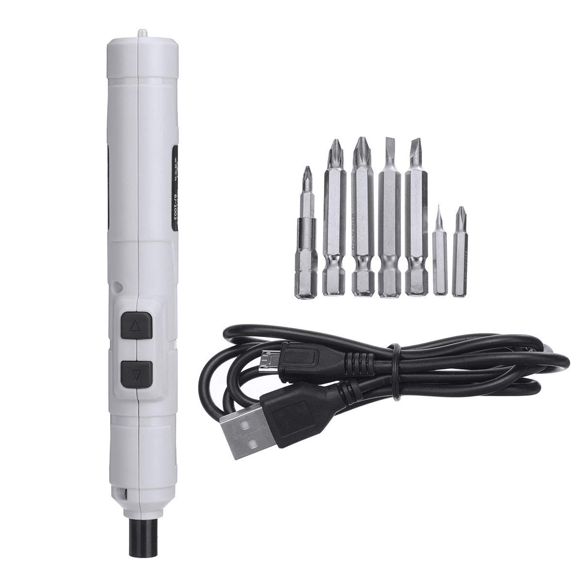 Tournevis électrique sans fil DC3.6V mini outil lithium pour visser sans douleur aux mains