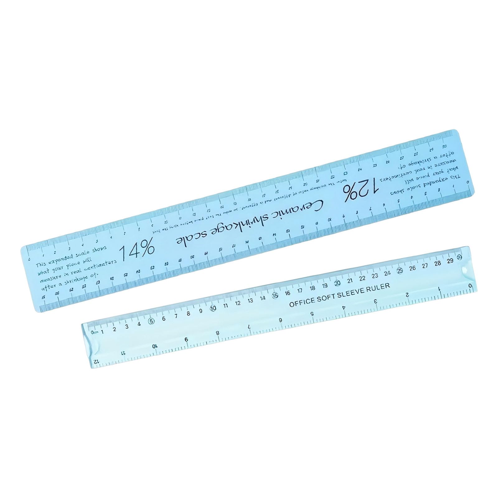 Tsophreniq Craft Ceramic Ruler and Tape Measuring Set for Pottery Wheel and Hand Building Earthenware Artist Supplies