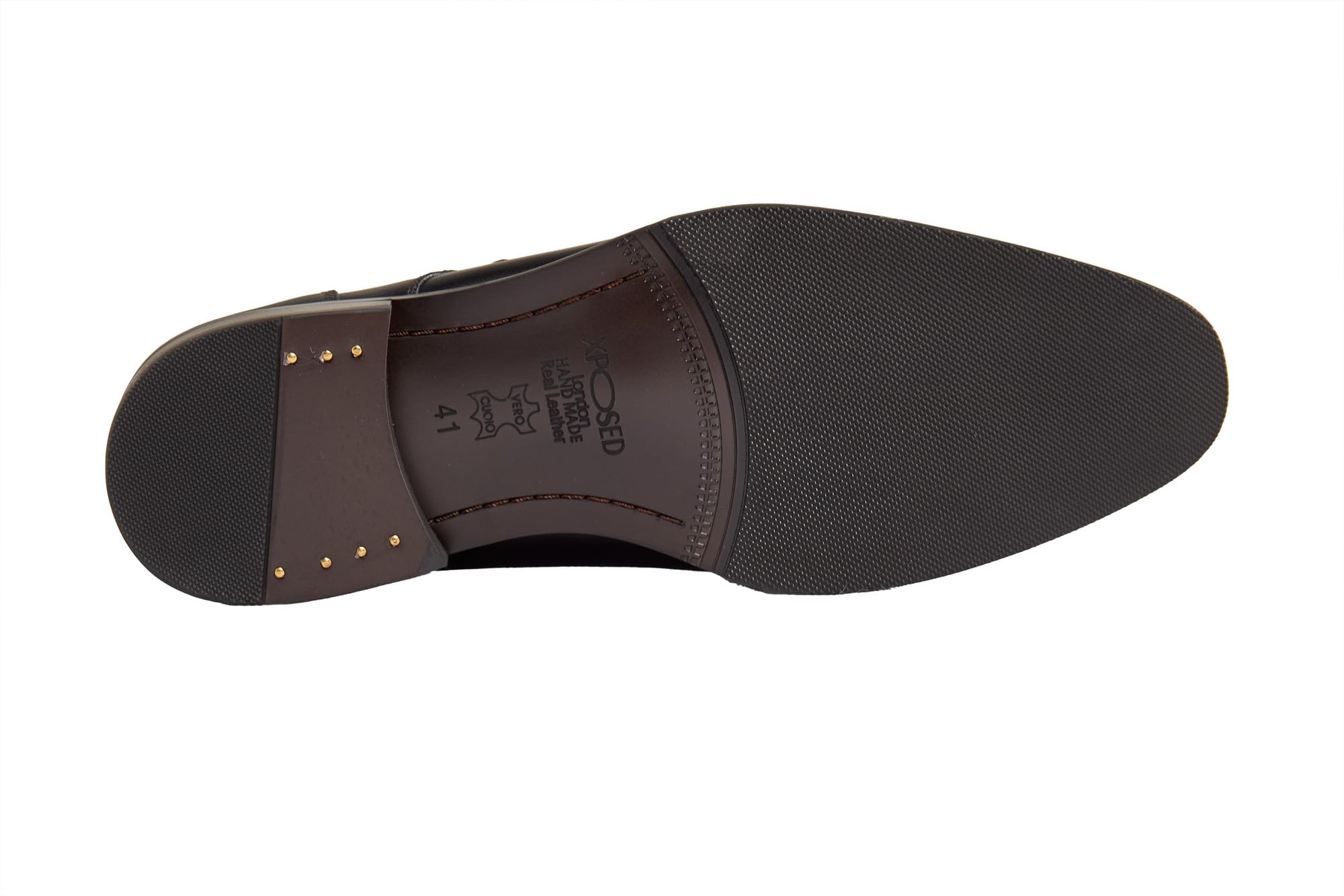 Scarpe da Uomo con Doppia Fibbia Monk Strap in Vera Pelle Liscia Lucida Realizzata a Mano