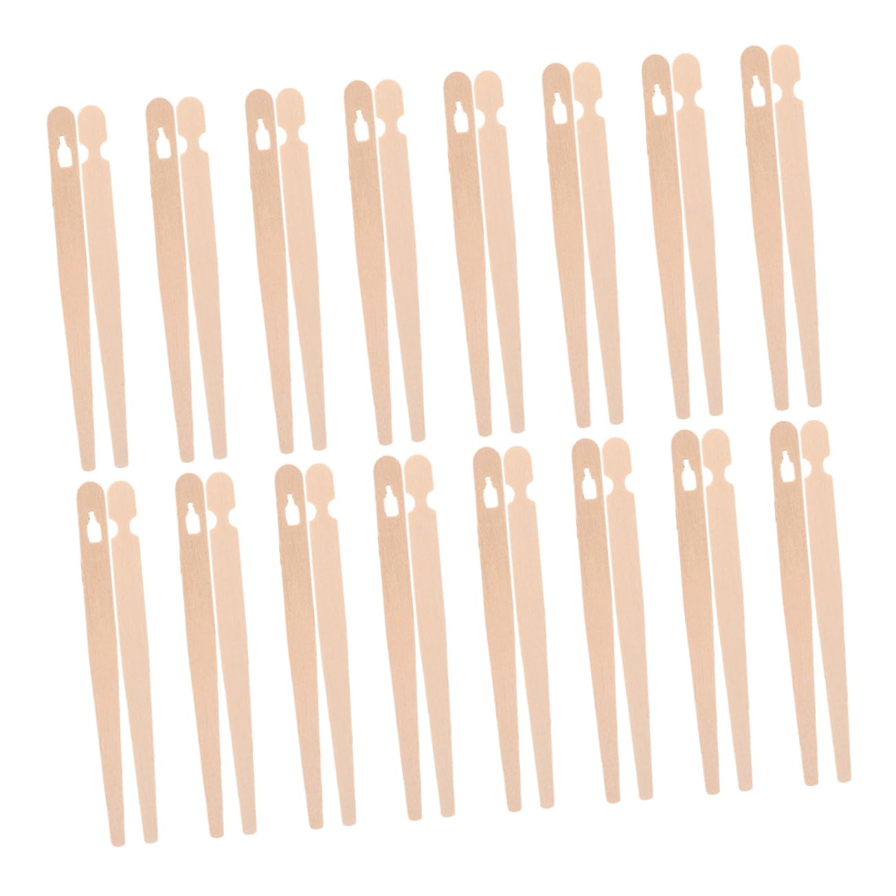 200 Paires Pince Jetables pour Entraînement Aux Baguettes Clips Aide Prise Main pour Garçon Fille et Adultes Ustensiles Multifonctionnels pour Pâtisseries et Aliments
