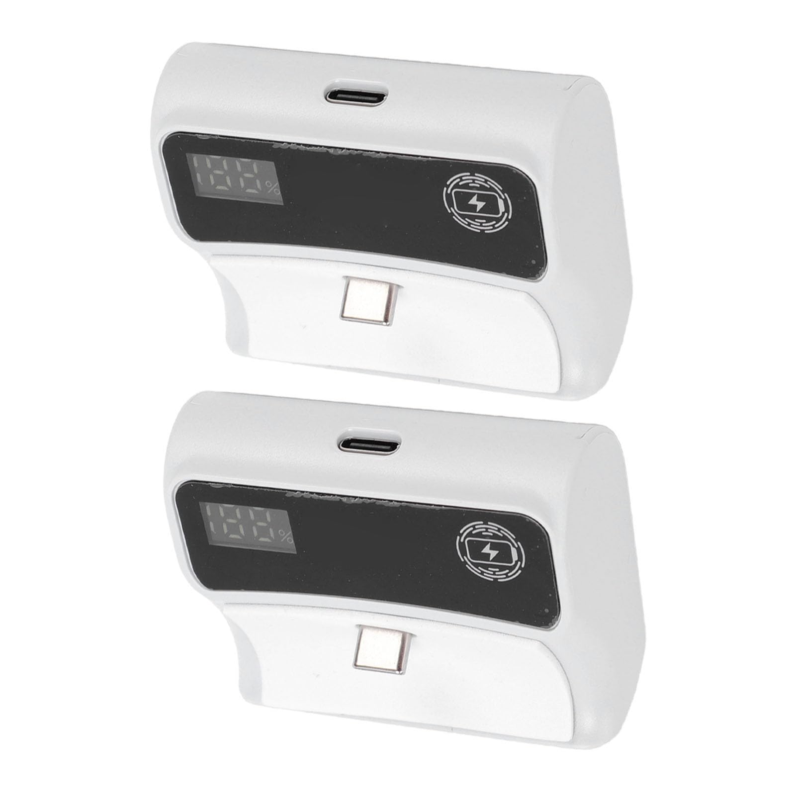 Generic Controller da Gioco Batteria Ricaricabile Display LED Design Portatile con 2000mAh per 2 Pro 1 unità (2 pezzi)