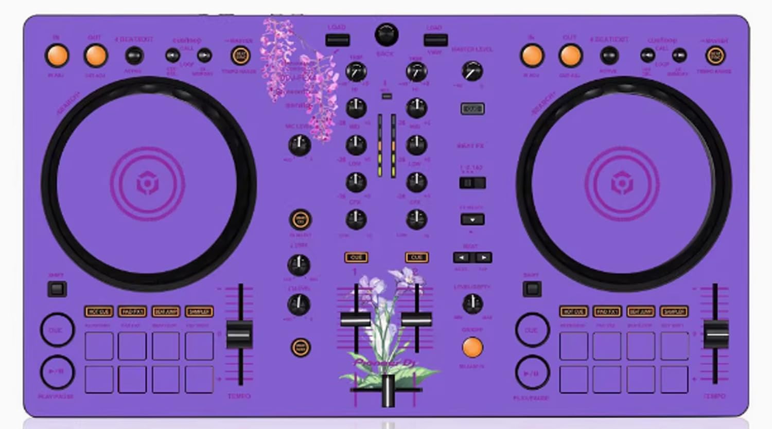 Amazon.com: Protective Cover Skin for Pioneer DDJ-FLX4 Film