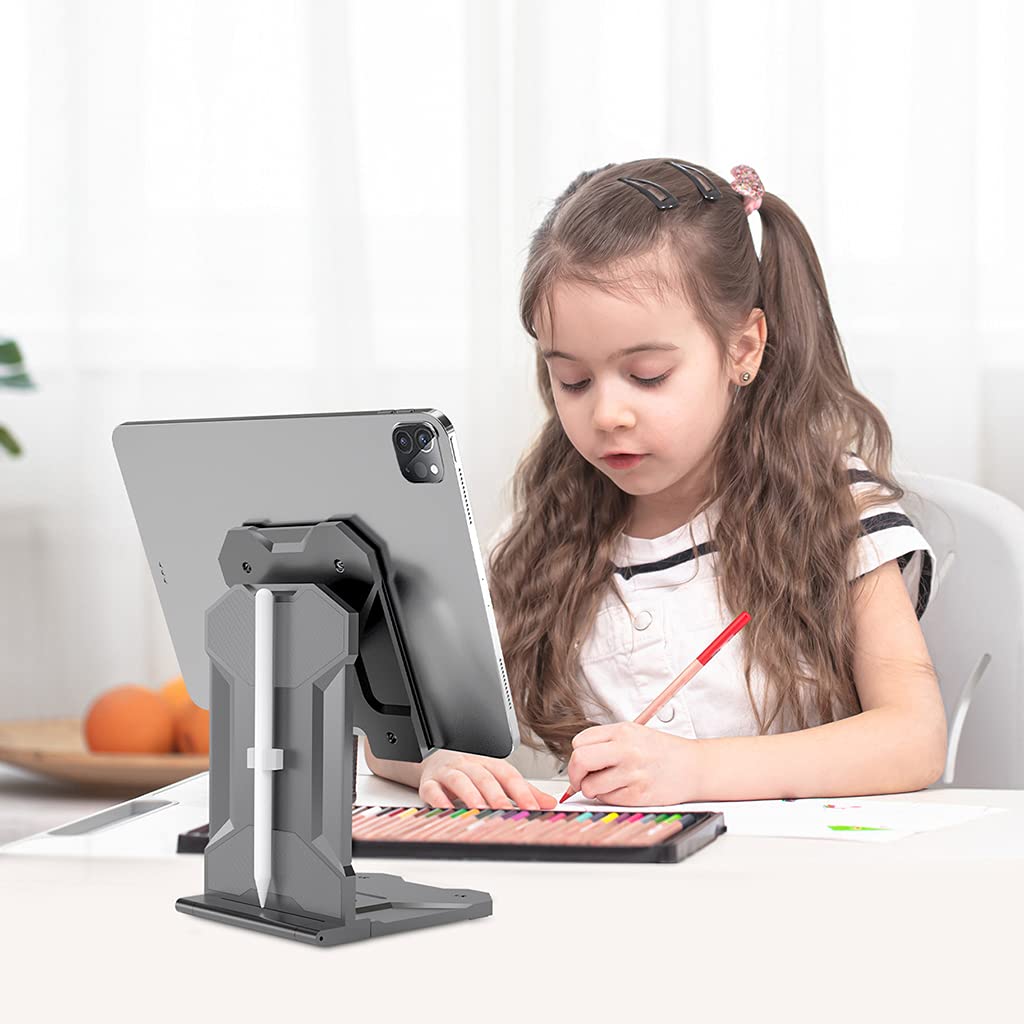Lazy Flat - Supporto universale per cellulare, pieghevole, per smartphone, scrivania