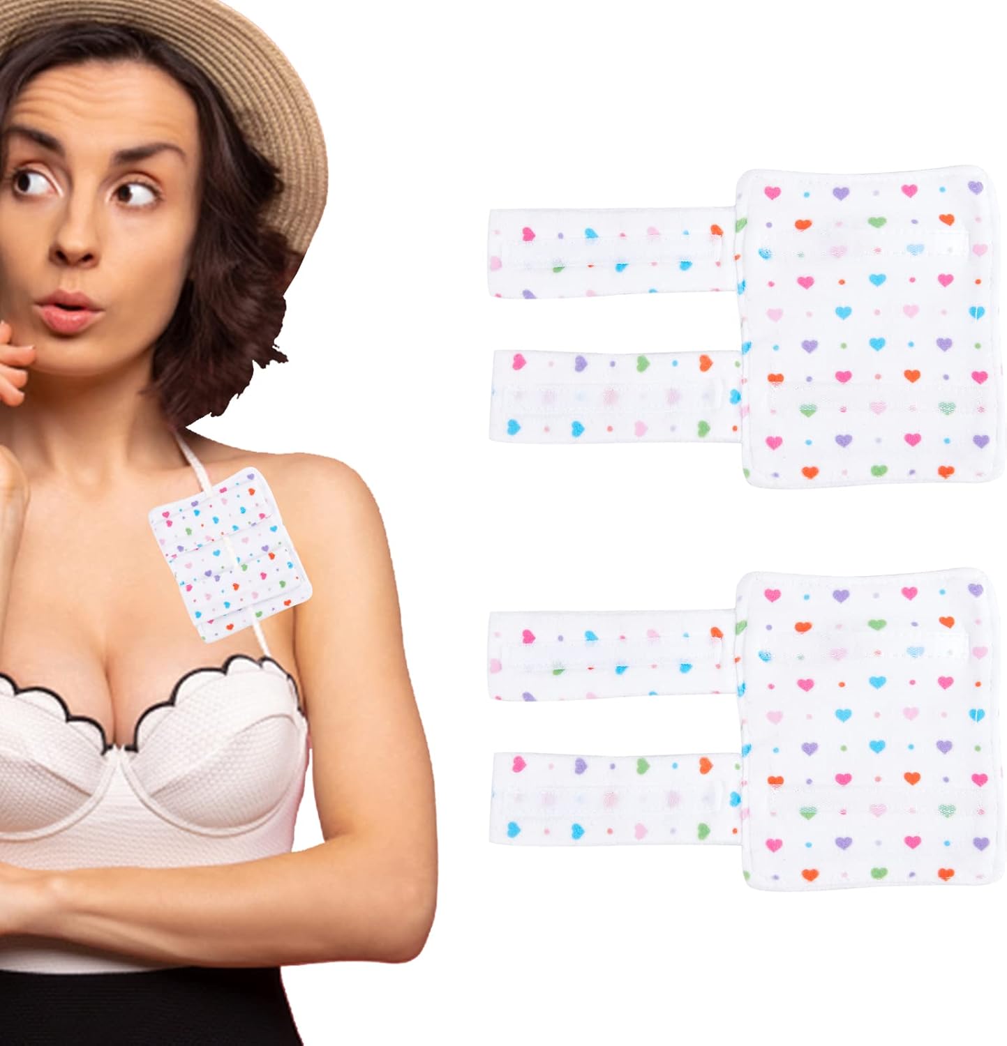 AMIJOUX 2 Pack Pacemaker Pillow Bra Strap, Pillow Post Surgery Bra