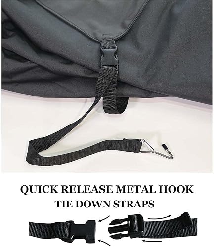 Miniatura 3 de SBU Cubierta de trineo de moto de nieve de 300 denier compatible con Arctic Cat M 9000 King Cat 162model años 2018-2018. para remolque y