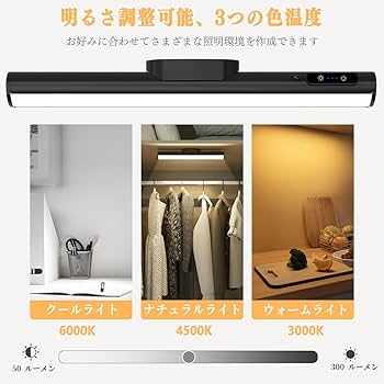 大型LEDライト4個セット 自立、引っ掛け、磁石の設置3モード 大型LEDライト 4個セット 自立、引っ掛け、磁石の設置3モード