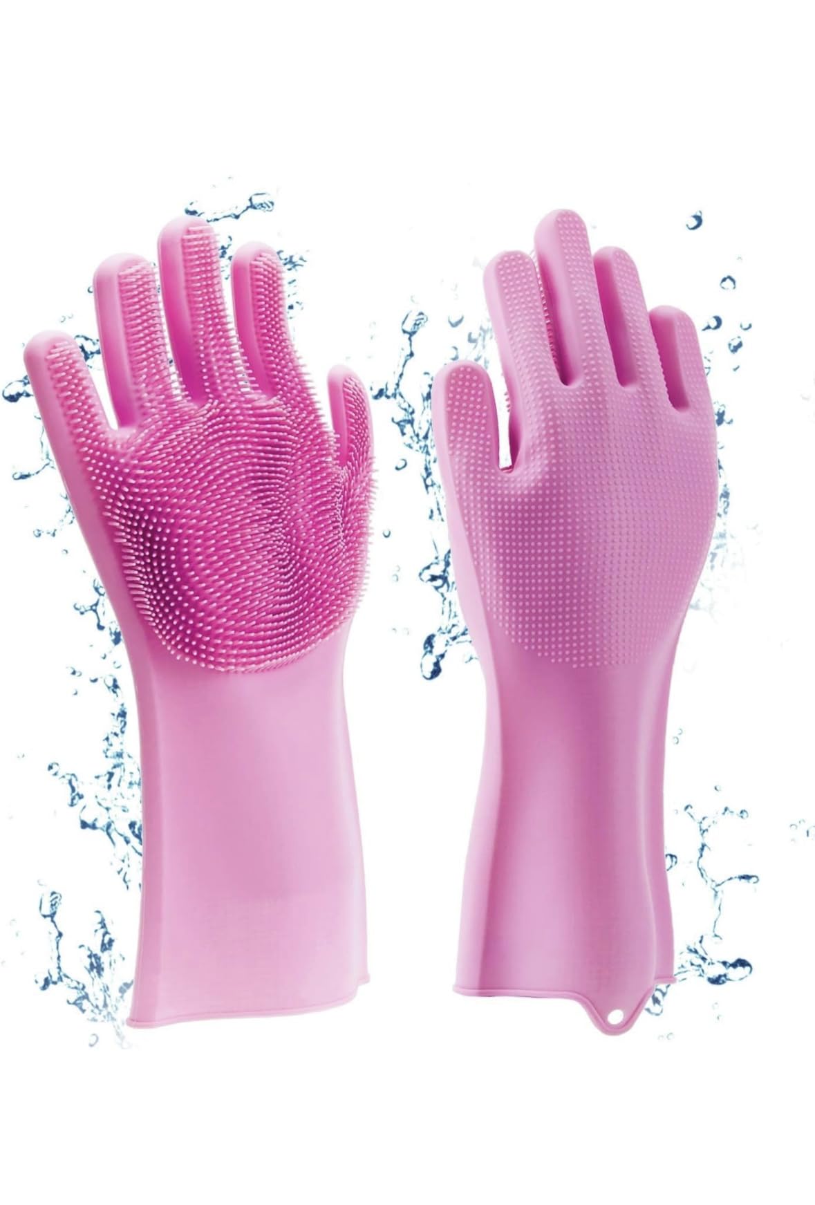 Magic Silicone Cleaning Hand Gloves for Kitchen Dishwashing and Pet Grooming, Washing Dish, Car, Bathroom (Multicolour) -Pack of 1 Pair (B0DGD63RR6) Amazon Price History, Amazon Price Tracker