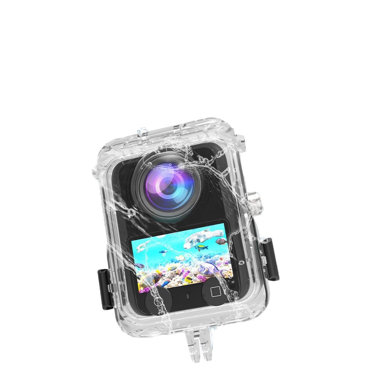 Do DJI Osmo 360, wodoodporna obudowa HD odporna na uderzenia i zarysowania obudowa do nurkowania, kamera sportowa Osmo 360 podwodna powłoka ochronna (40 metrów)