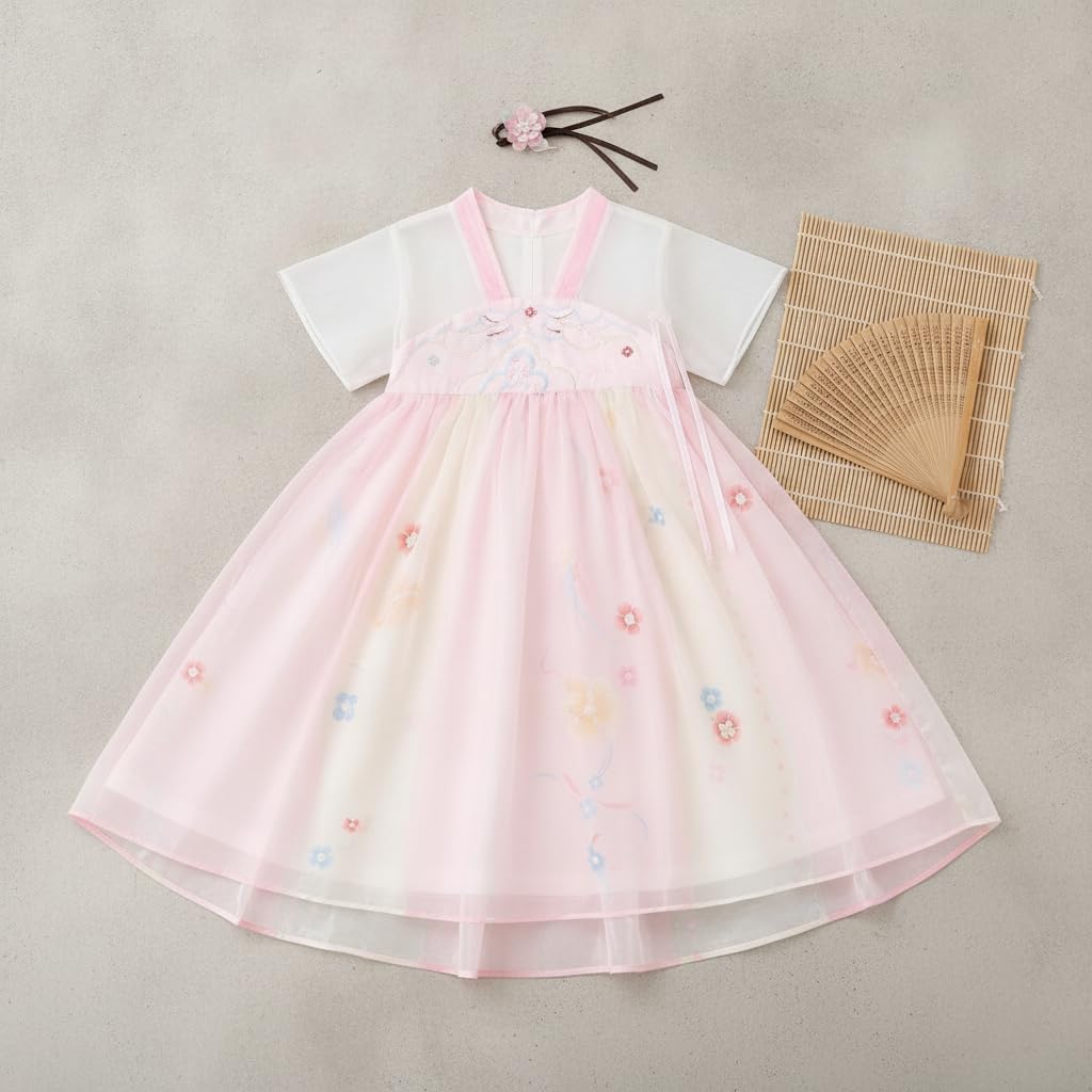 Vestido para Niña, Ruqun Chino, 150cm