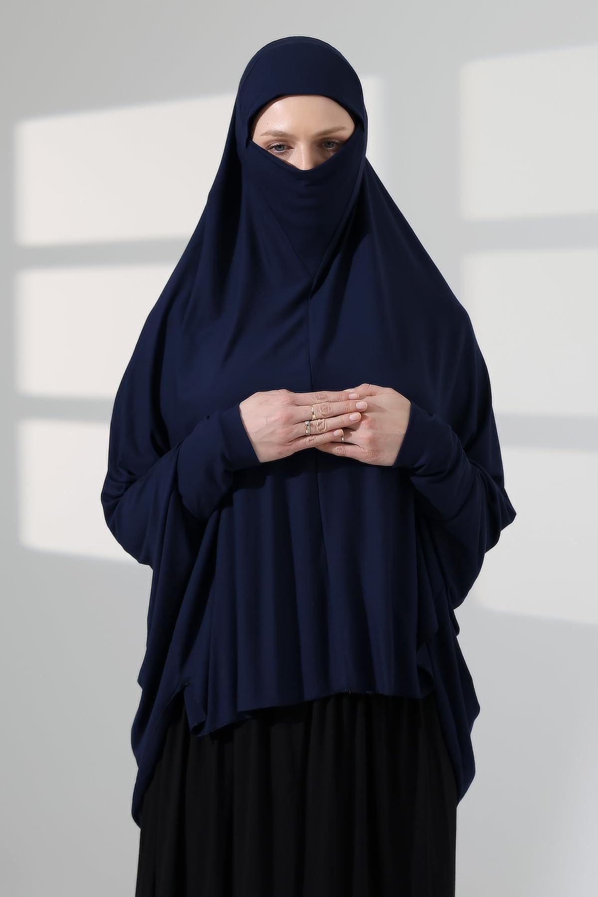 ihvan online, Frauen Muslim Hijab Cover, islamischer Khimar, lange Salah -Kleidung. Gebet Hijab für Frauen