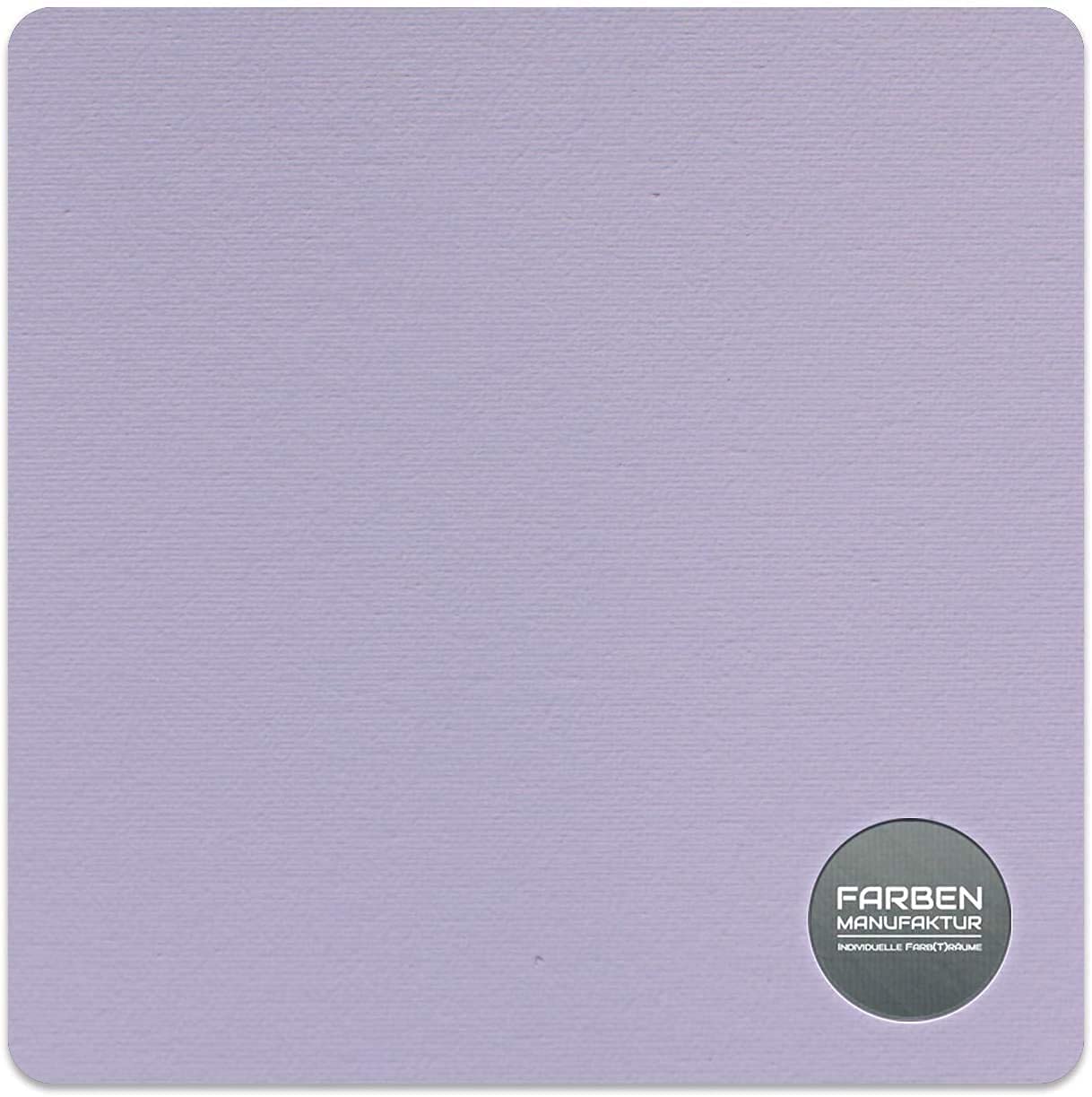 Pintura para paredes interiores multicolores, alta opacidad, sin disolventes, 1 capa opaca (5 l, lavanda)