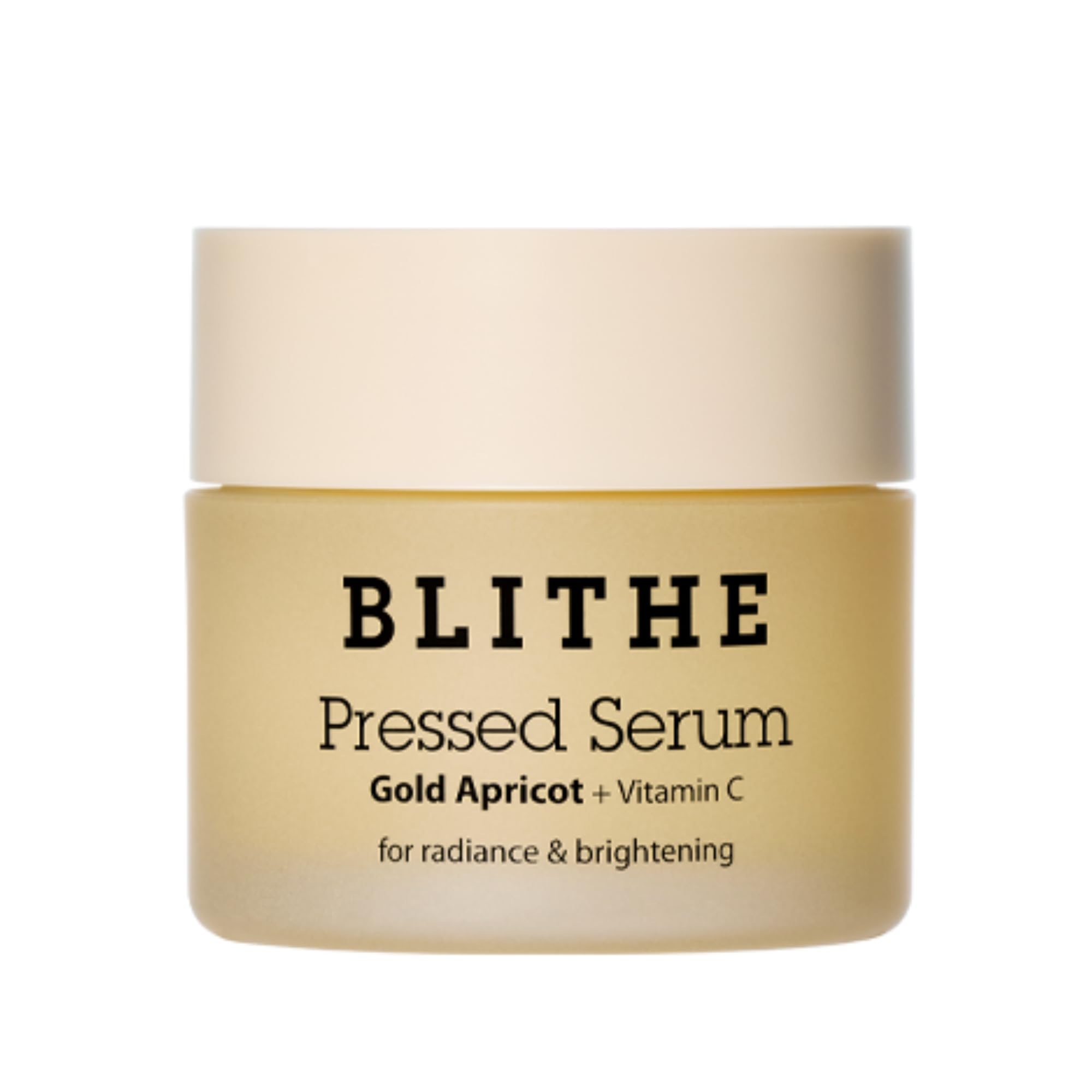 Blithe Pressed Serum Gold Apricot, 27ml - Korean Skincare, Anti Wrinkle, Calming & Hydrating, Olive and Apricot Extract, K beauty, Skin Brightening Facial Care with Natural Ingredients, All Skin Types