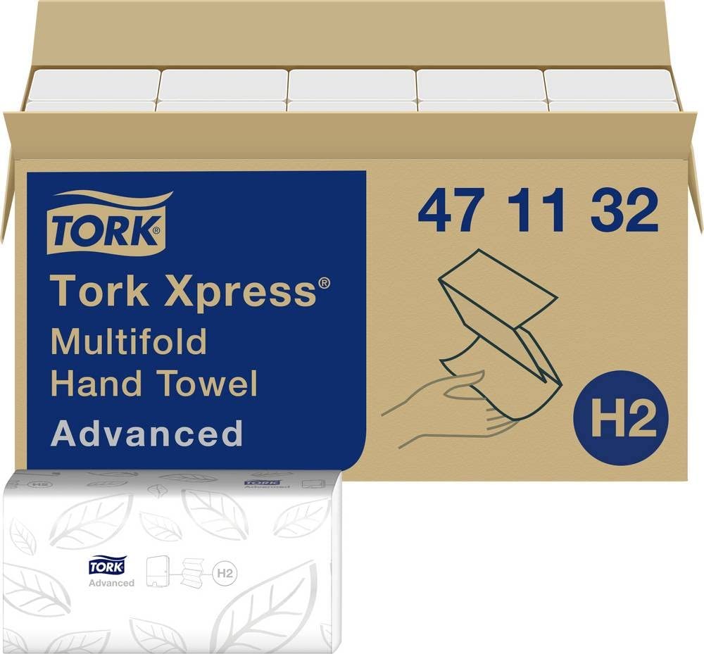 Tork 41127 toallas plegado suaves Z diseño Torsade Ecolabel paquete de 190 blanco