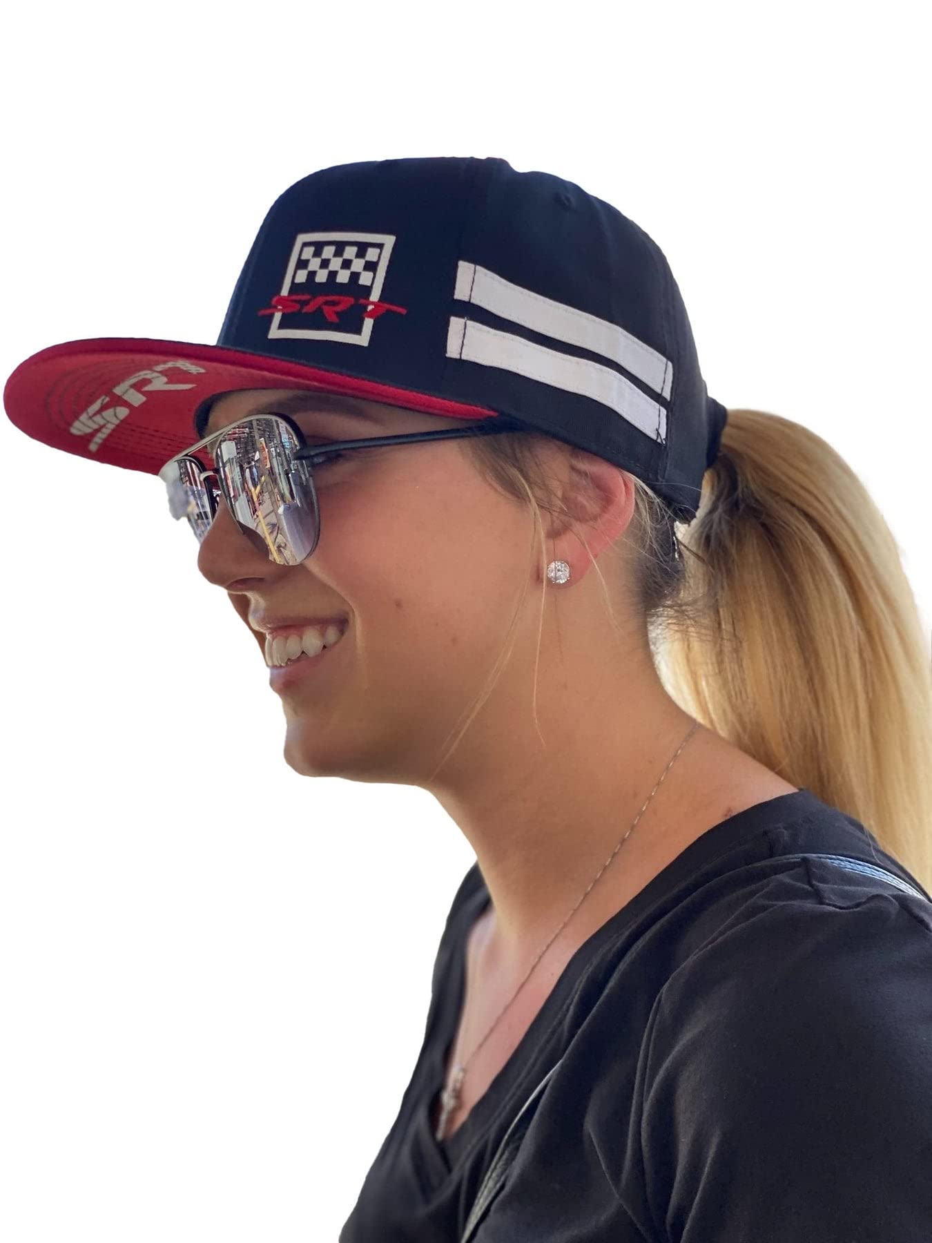 Marwin Sports Dodge Hellcat/SRT Logo Women Essential Official Licensed Fanwear Baseball Cap