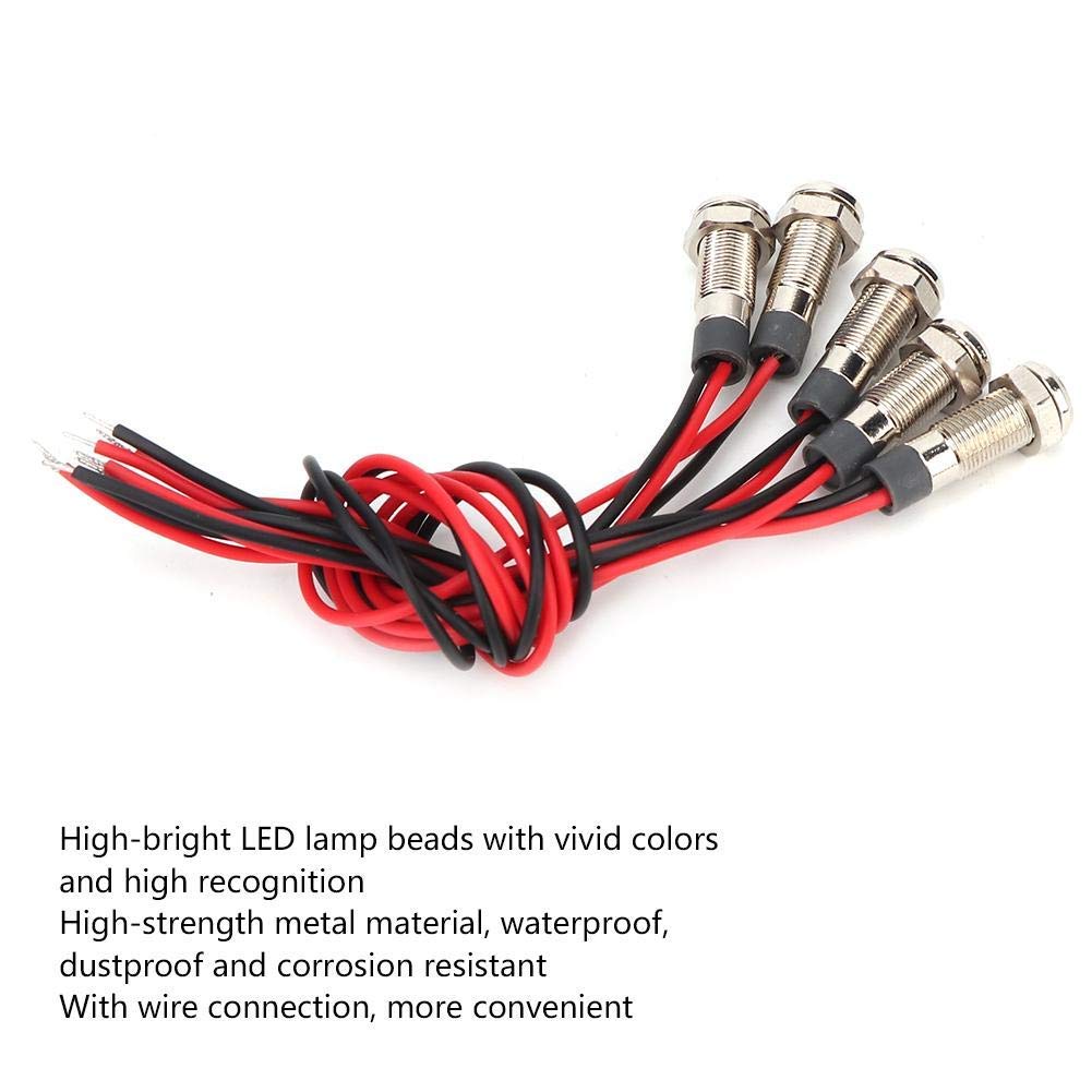 LED 1W 紅、青、白、黄緑など Amazon.co.jp: インジケーターランプ LED 高輝度 IP66防水