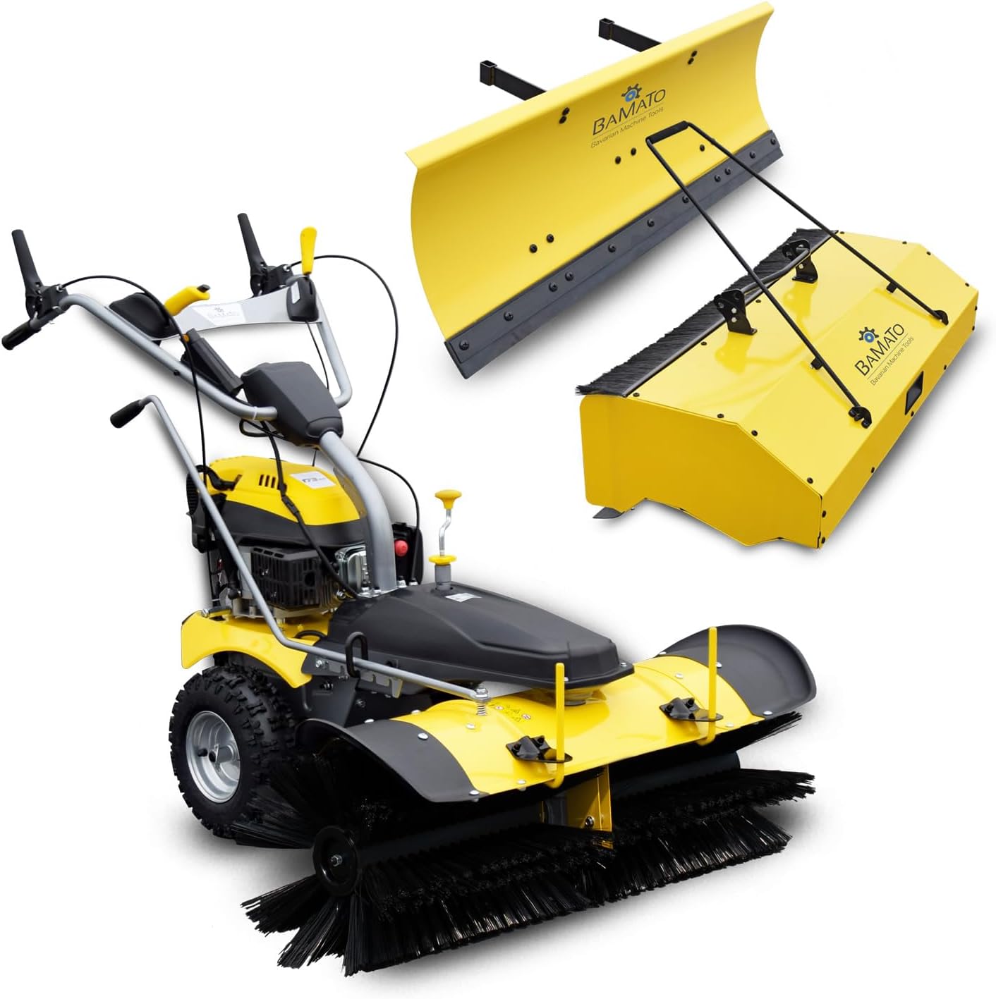 TEXAS Handy Sweep 650TGE 2in1 Kehrmaschine - 5,7PS Benzin Mit E-Start & Schneeschild