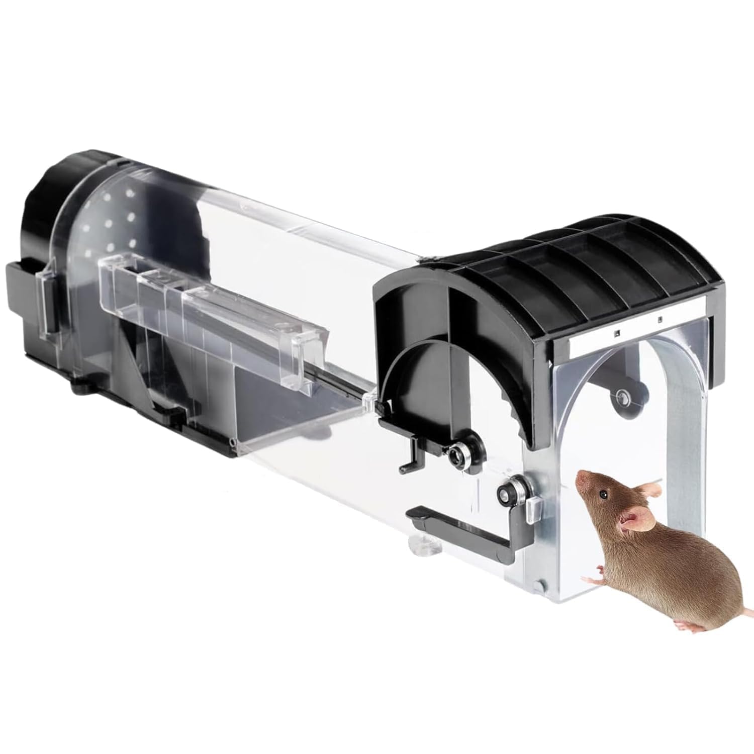 Rat Trap Cage for House Garden Patio Reusable Iron Rodent Catcher Live Capture Trap for Indoor and Outdoor Use.(Multicolor | Pack of 1)-image-11