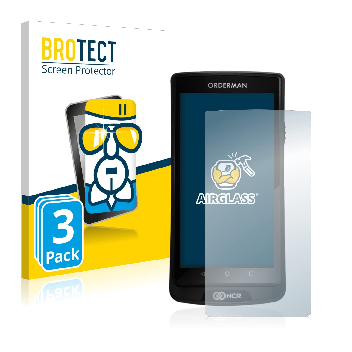 BROTECT Schutzglas Für LG K9 – 3 Stück, 9H Kratzfest, Made In Germany, Anti-Fingerprint, Blasenfrei