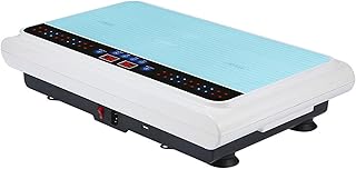 CLoxks Ultra Slim Fitness Vibration Plate Exercise Equipment, Whole Body Shape Exercise Machine Vibration Platform Fit Massage Workout Trainer, Bluetooth/USB, Max User Weight 330lbs
